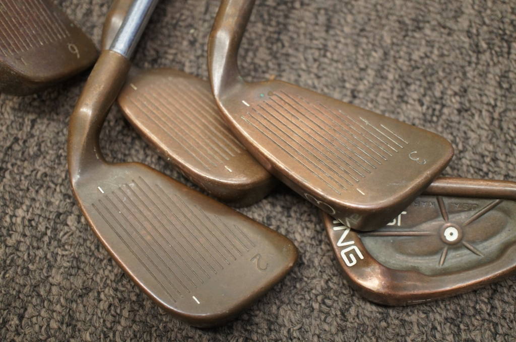 11 Left Handed Ping ISI Black Dot Beryllium Copper Golf Clubs 29 Lob Wedge Sand