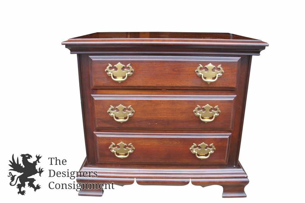 Kincaid Furniture Cherry Mountain II Nightstand Queen Anne Style Accent