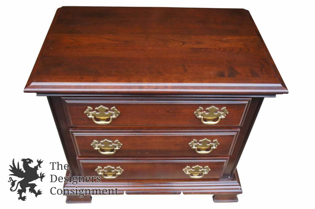Kincaid Furniture Cherry Mountain II Nightstand Queen Anne Style Accent