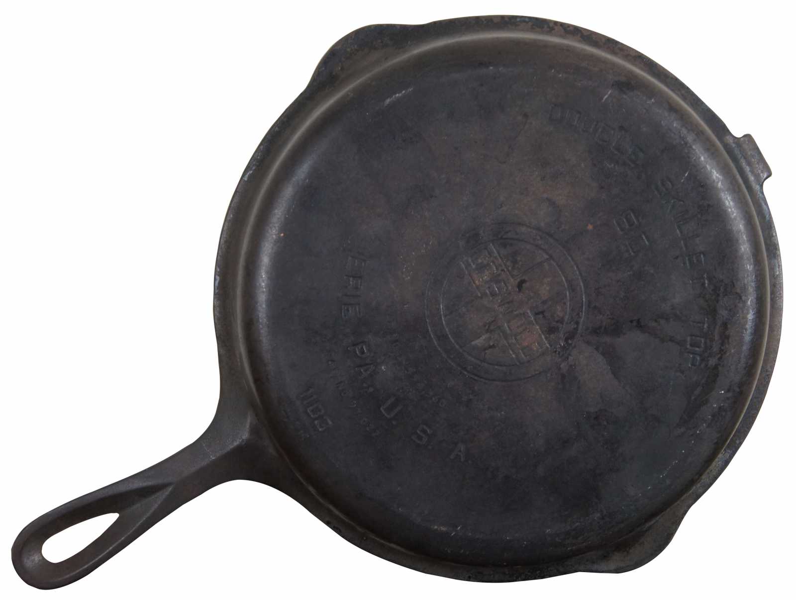 Griswold 80 Cast Iron Double Skillet Top Only 1103 Frying Pan