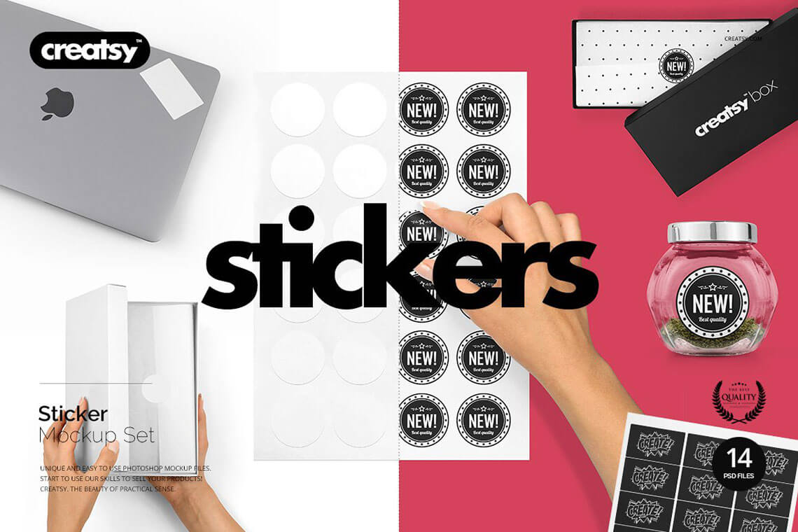 🔥 85+ Sticker Mockups to Unleash the Creativity The Designest