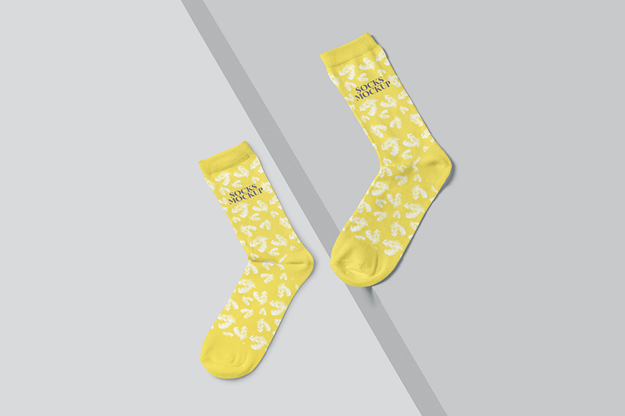 🧦 24 Socks Mockup Templates to Showcase Your Creative Prints