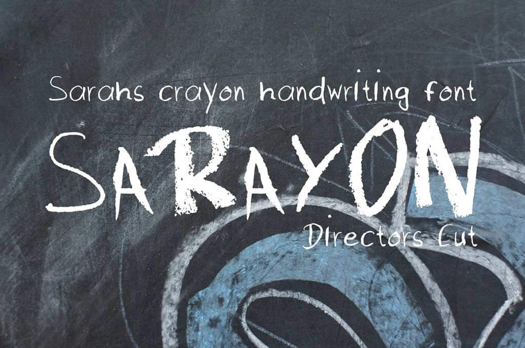 25+ Crayon Fonts to Color Your Designs The Designest