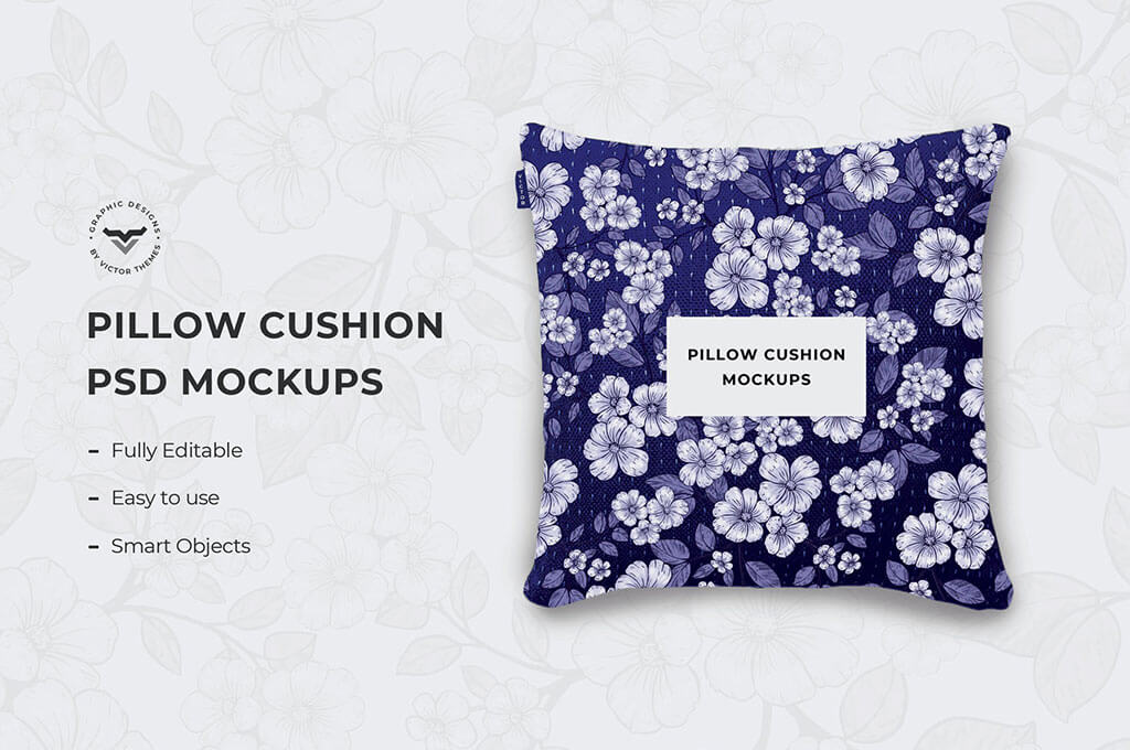 20+ Pillow Mockups — Free & Premium The Designest