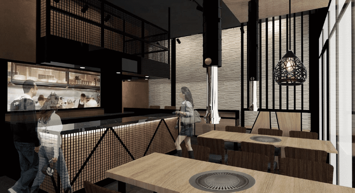 Korean restaurant fitout, Riccarton Road THE DESIGNFIRE
