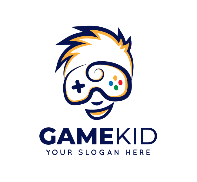 Kid Game Logo & Business Card The Design Love