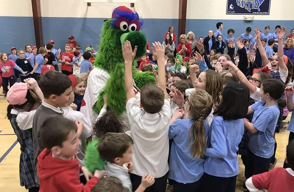 Reading 'phanatics' at St. Ann in Wilmington host special guest from