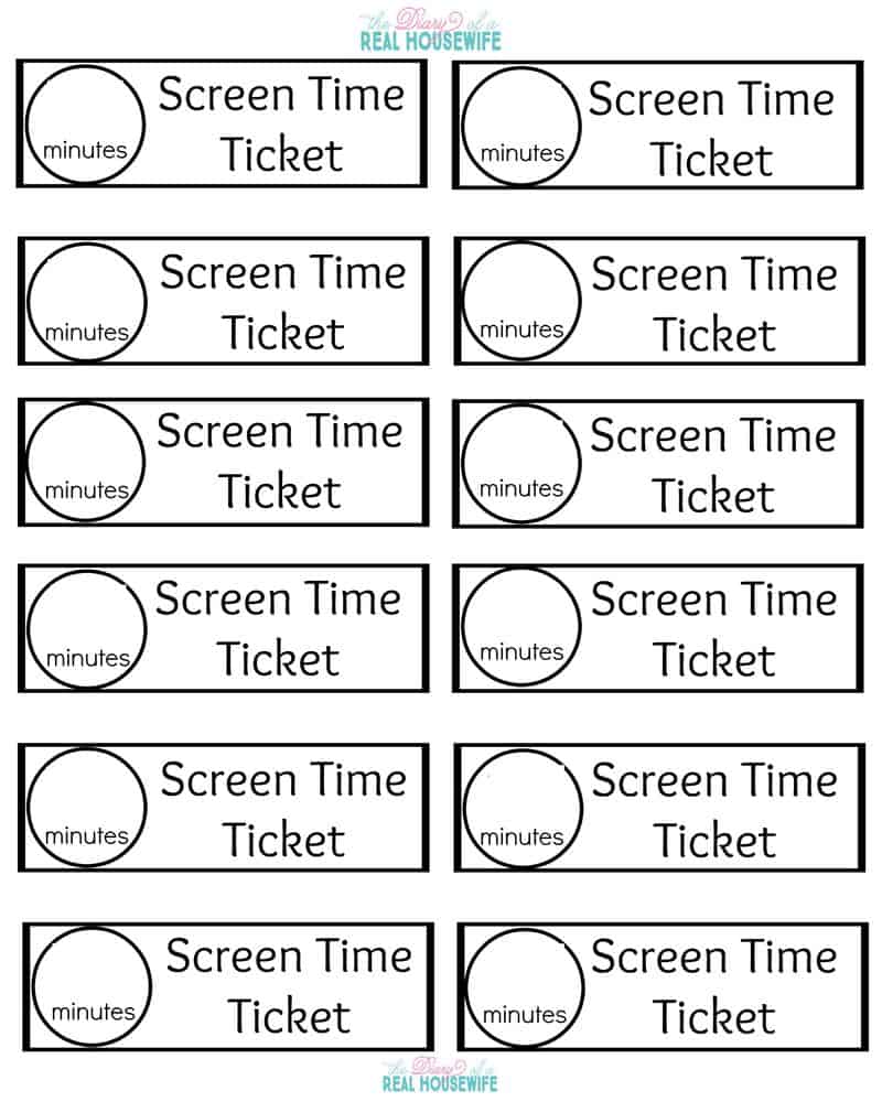 Earning Screen Time with the Point System The Diary of a