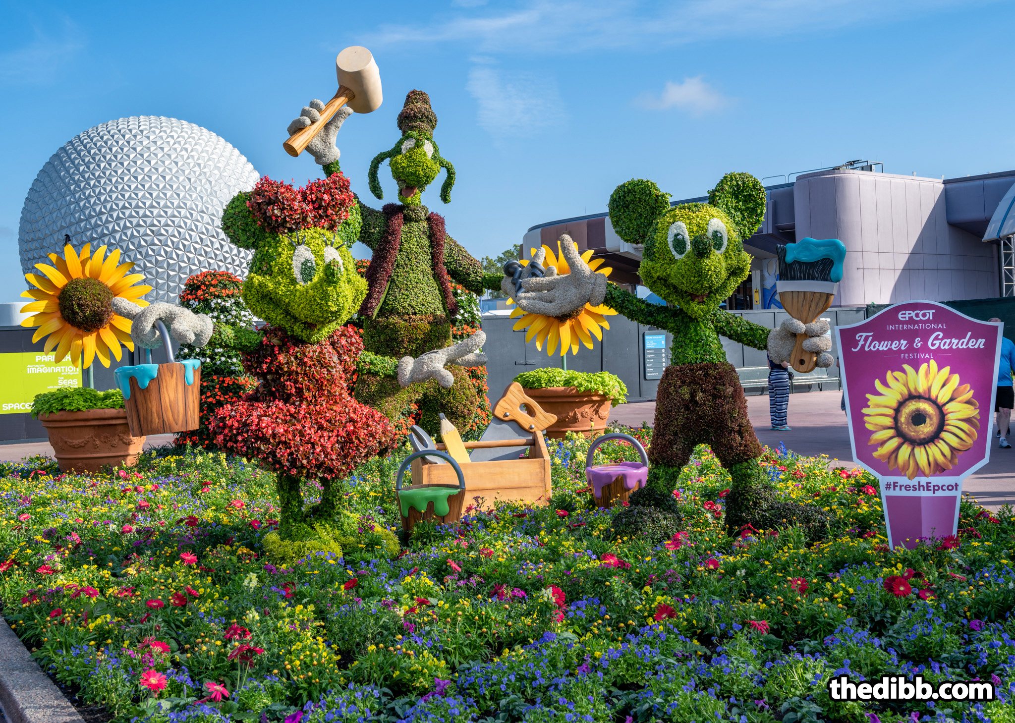 Topiaries of EPCOT As Displayed At The International Flower & Garden