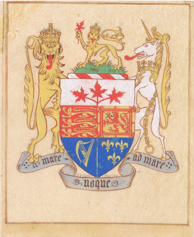 FileAlexander Scott Carter proposed Canadian coat of arms.jpg