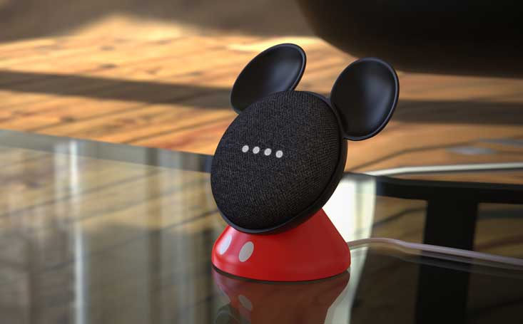 Mickey Mouse ear mount for your Google Home Mini? Thanks Otterbox
