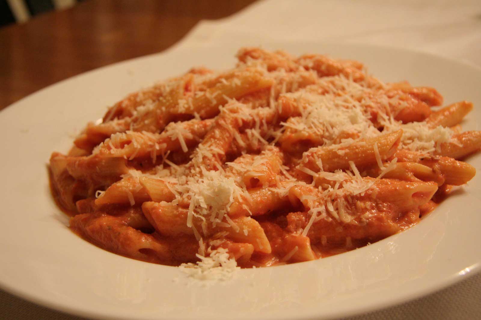 Lobster Alla Vodka Sauce Over Penne Pasta Recipe