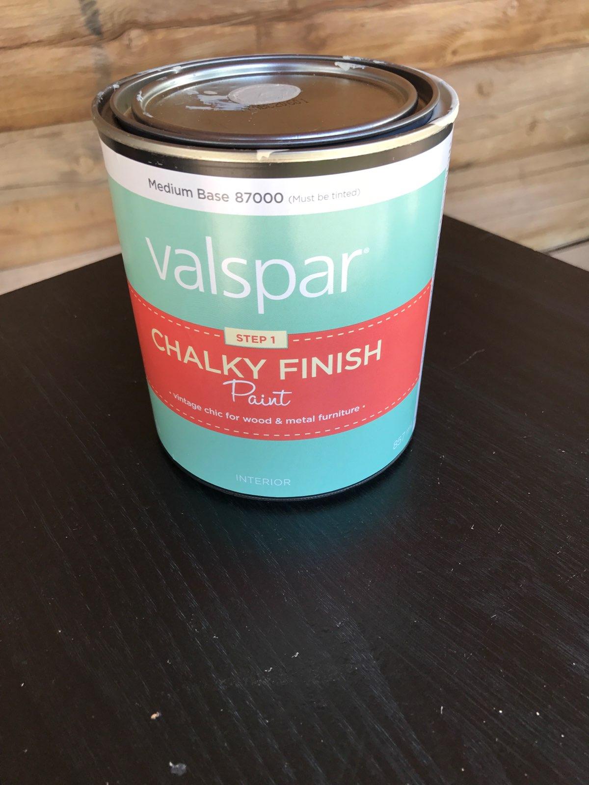 Valspar Chalky Finish Paint Review from a Novice Painter The Dixie Lady