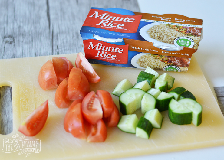 A Quick Greek Rice Bowl for Lunch with Minute Rice The DIY Mommy