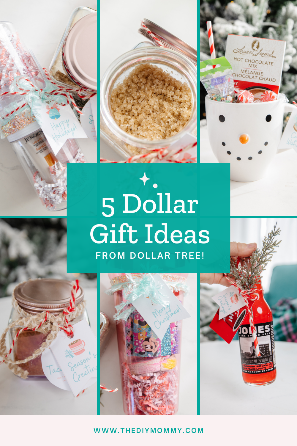 nasilyapilio Adorable 5 Dollar Gifts for Christmas with Dollar Tree Items