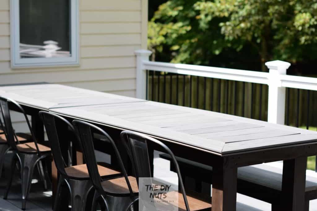 DIY Outdoor Table What to do with Leftover Composite Decking? The