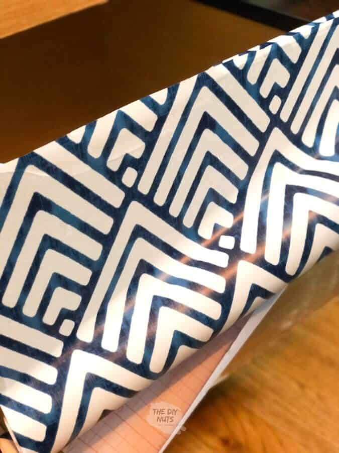 DIY File Makeover (You Won't Believe It Is Contact Paper) The