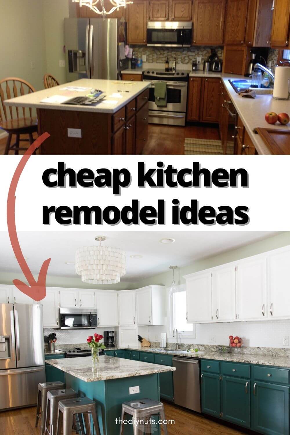 Budget DIY Kitchen Remodel Ideas To Inspire Your Makeover The DIY Nuts