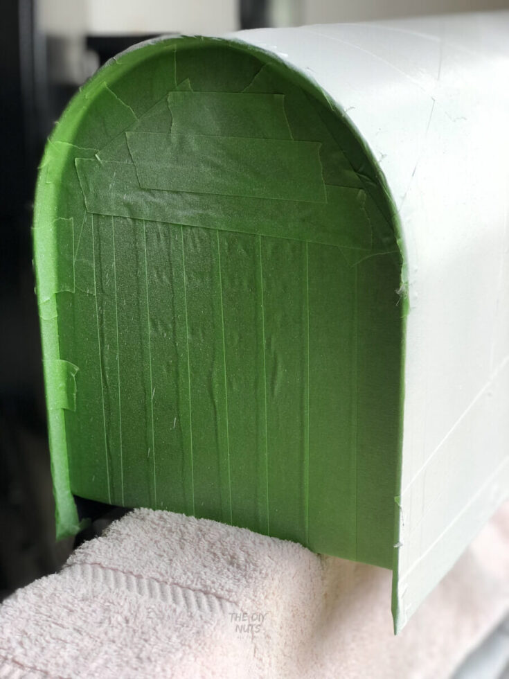 How To Paint A Decorative Metal Mailbox The DIY Nuts