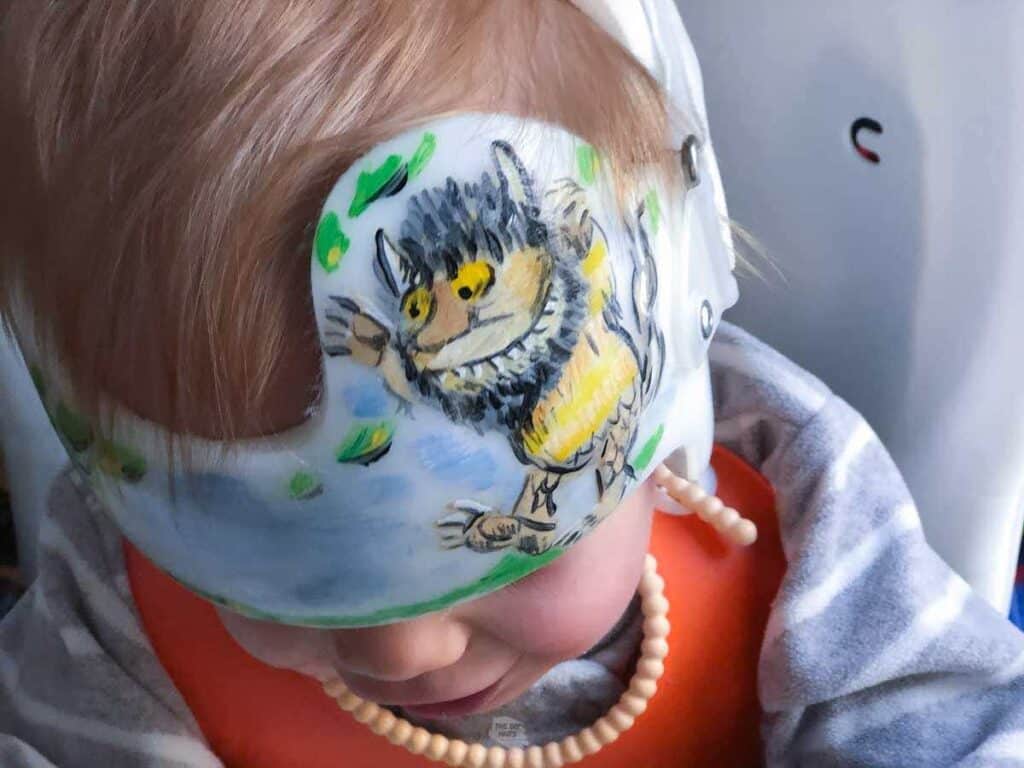 How To Paint A Baby Helmet Design The DIY Nuts