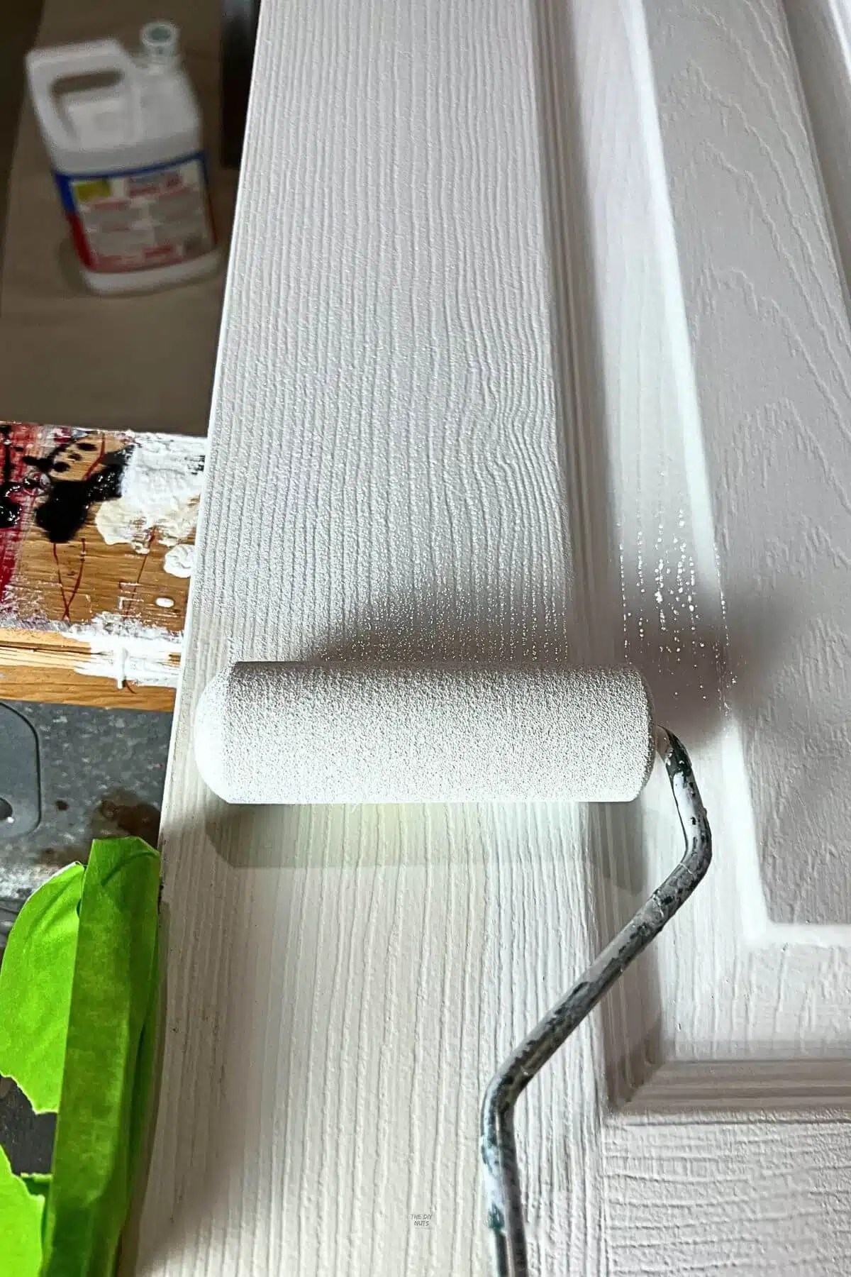 How To Paint An Interior Paneled Door With A Roller Matttroy