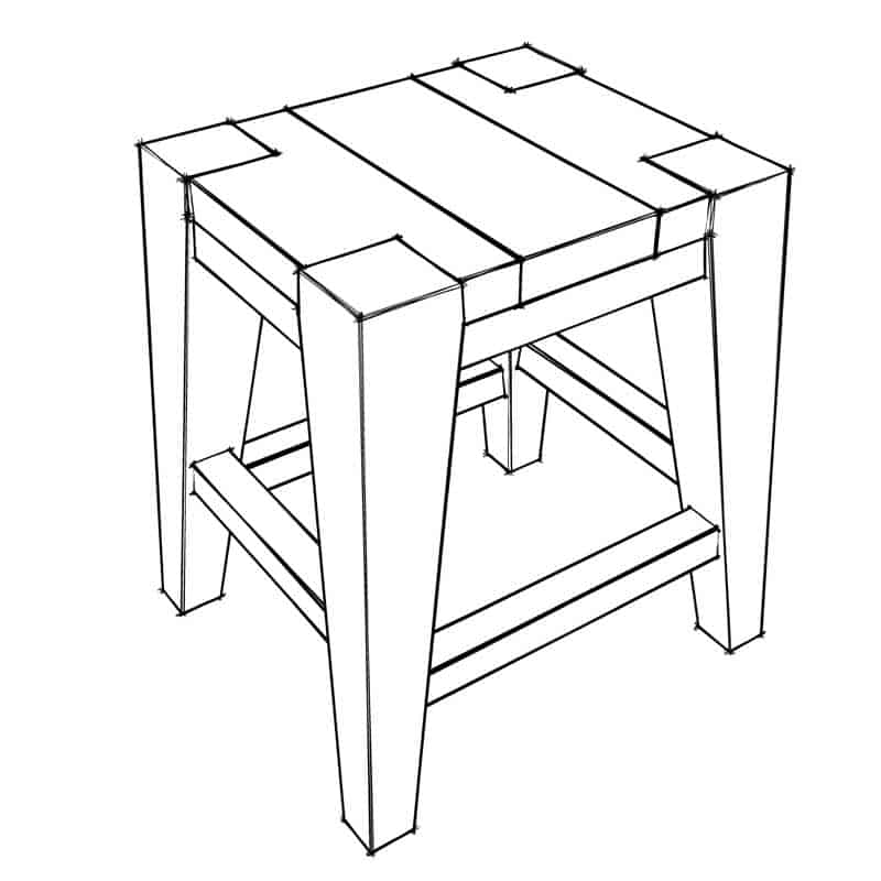 How to Build a DIY Wooden Bar Stool TheDIYPlan