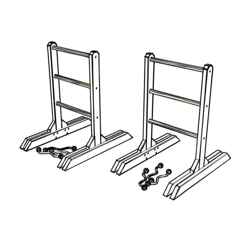 Wooden Ladder Toss Game PDF TheDIYPlan