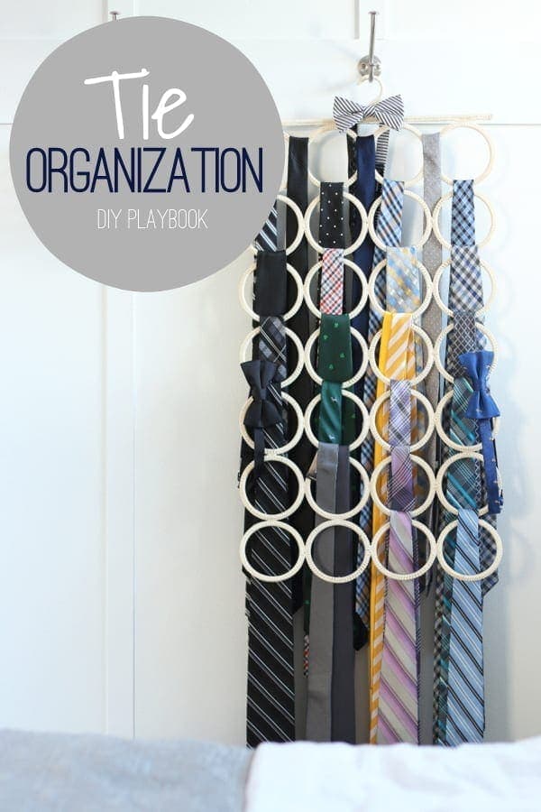 Easy and Helpful Tie Organizer Ideas DIY Playbook