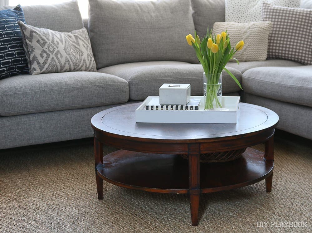 Our New Gray Sectional Couch from Interior Define DIY Playbook