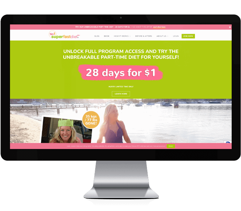 New WordPress for Sydney based weight loss startup