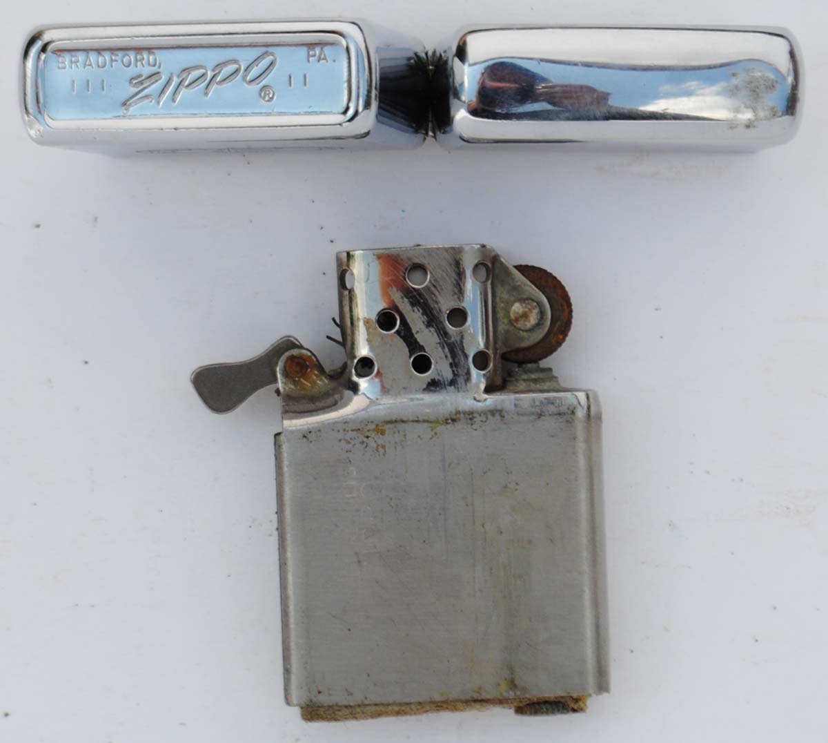 Named Airborne Engraved Zippo Lighter The Dog Tag