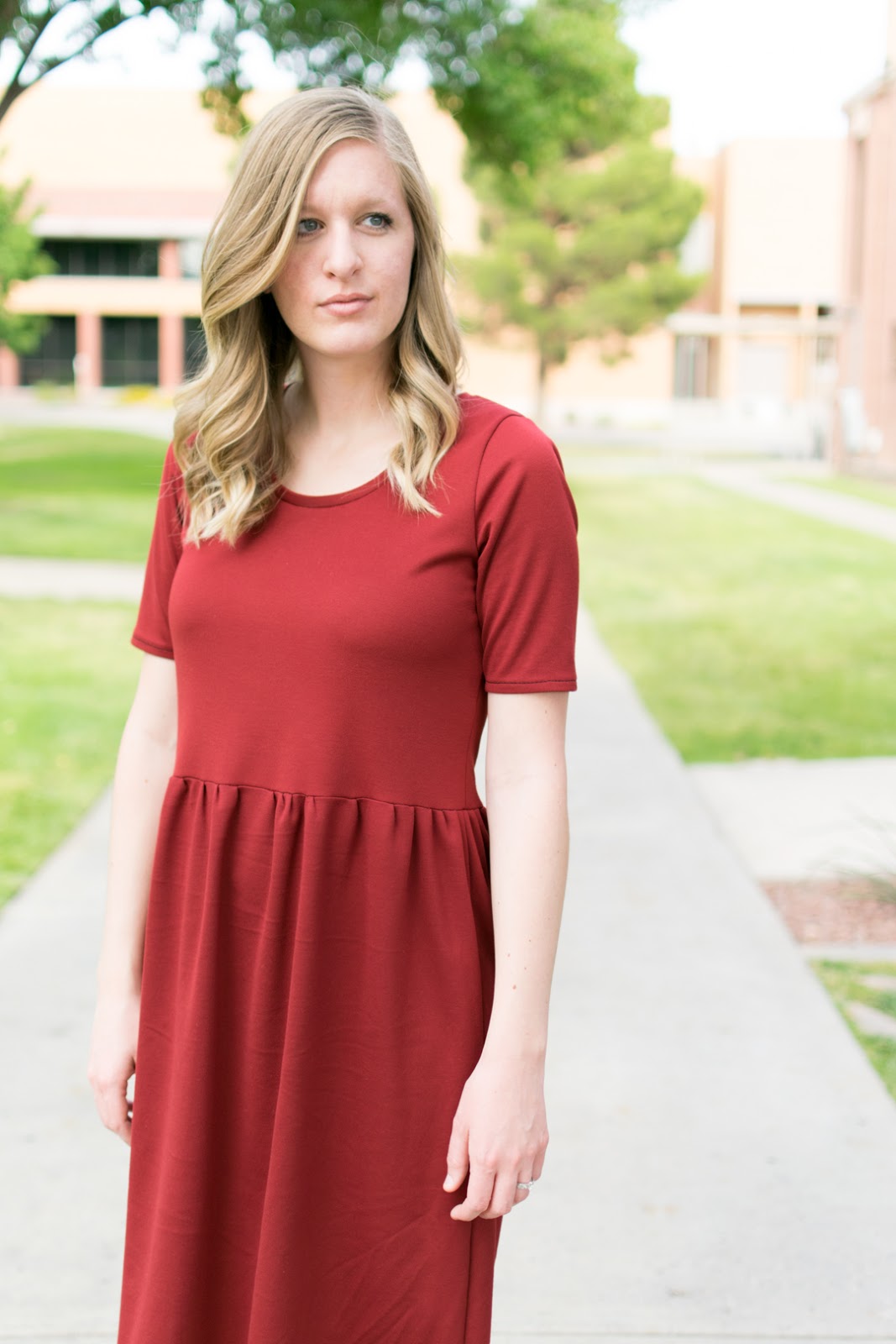 DIY Gathered Skirt Dress The Doing Things Blog