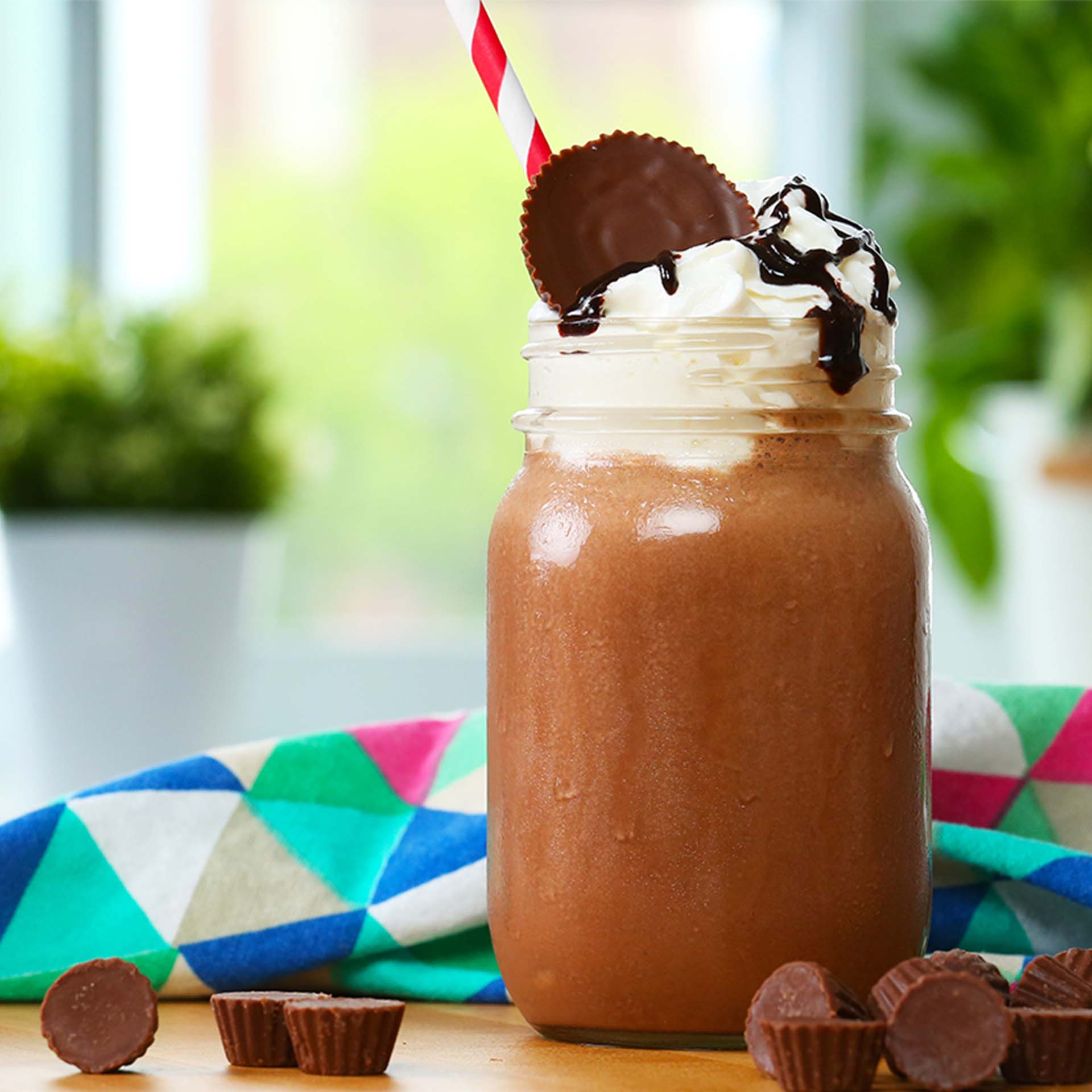 Chocolate Peanut Butter Cup Milkshake The Domestic Geek