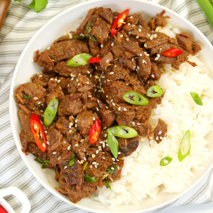 Slow Cooker Korean Beef The Domestic Geek