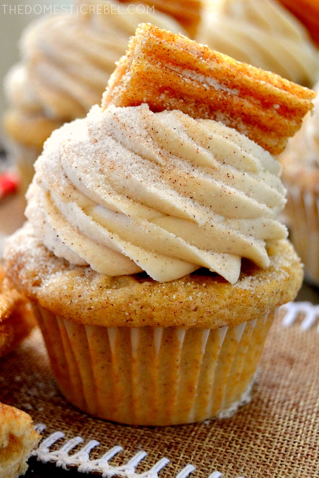 Churro Cupcakes The Domestic Rebel