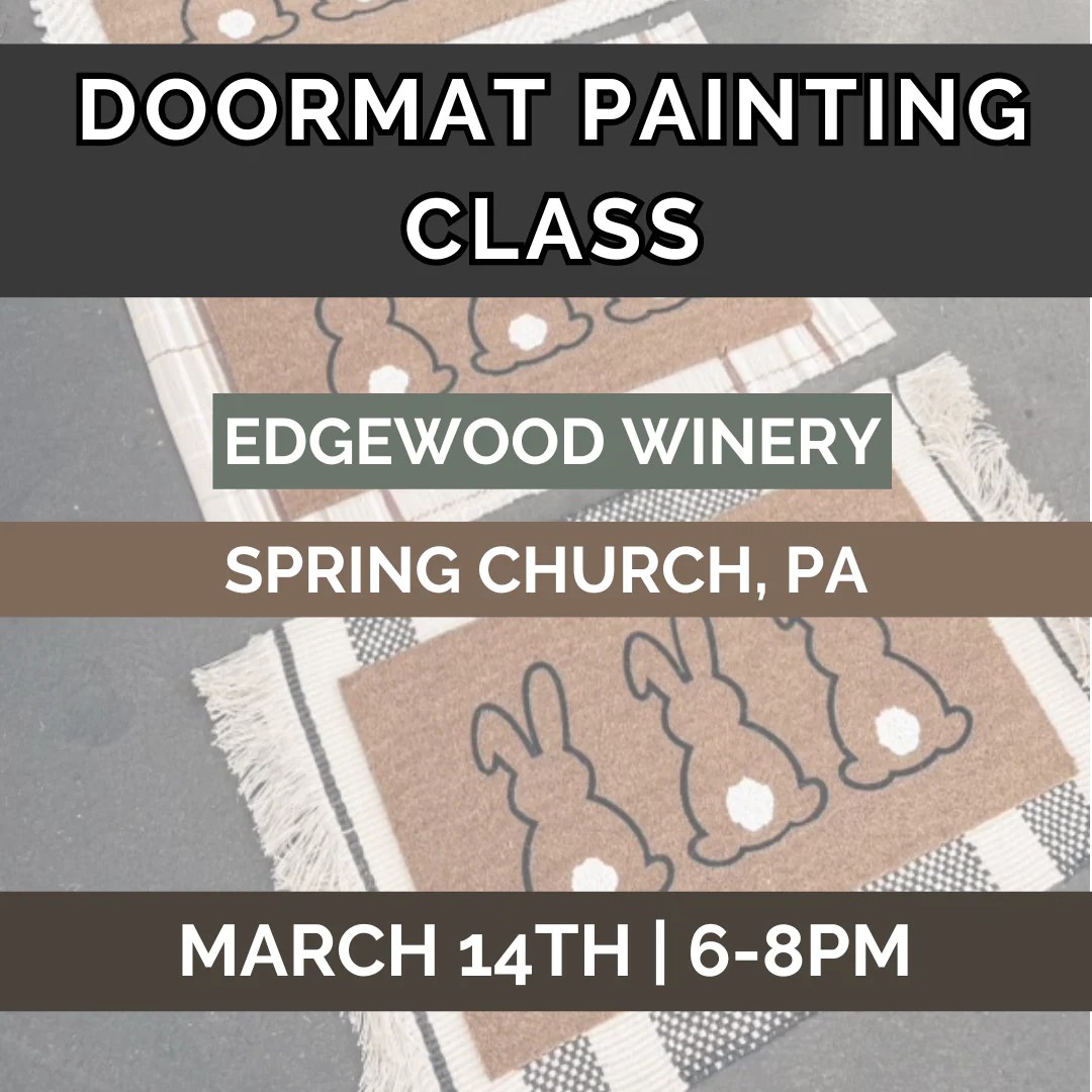 Local Doormat Painting Classes The Doormat Company