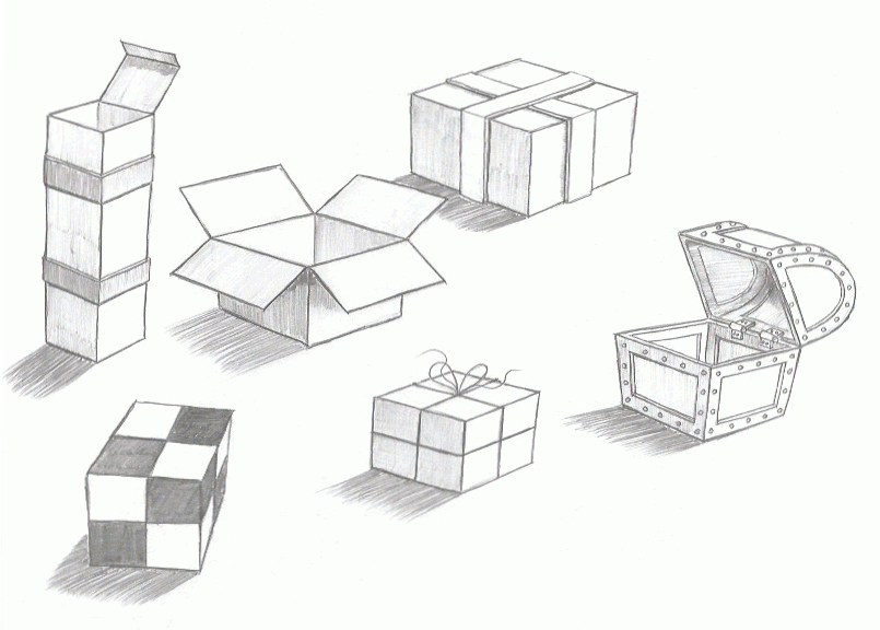 Beginner Drawing Lessons How to Draw Boxes The Drawing Beginner Drawing Lessons How to Draw Boxes The Drawing