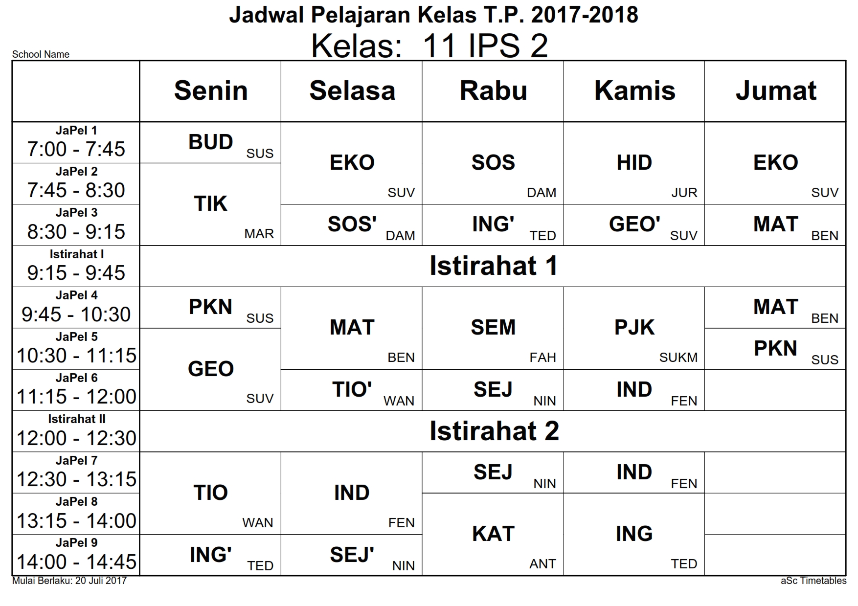 Pada awalnya, sekitar tahun 1892, virus digunakan untuk agen penyebab penyakit oleh von iwanovski (rusia). Jadwal Pelajaran Sma T P 2017 2018 Tunjukkan Potensi Terbaikmu