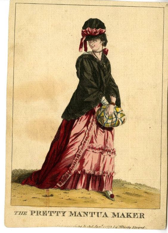 The Pretty Mantua Maker, 1770s The Dreamstress