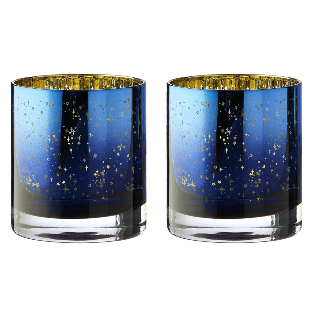 Set of 2 Galaxy Night Light Holders The DRH Collection