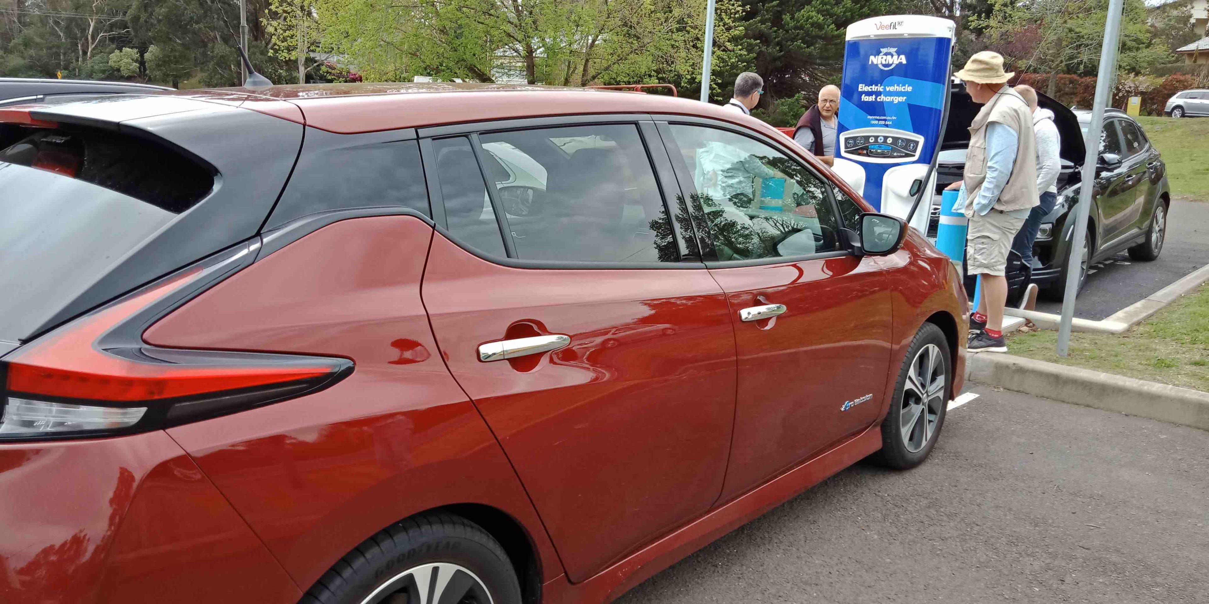 Australia's emerging issue of congestion at electric vehicle charging