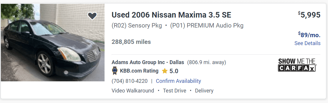 How Many Miles Can A Nissan Maxima Last? (+Reliability Scores) - The