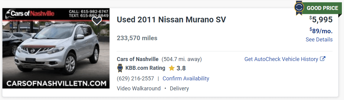 How Many Miles Can A Nissan Murano Last? (+Reliability Scores) - The