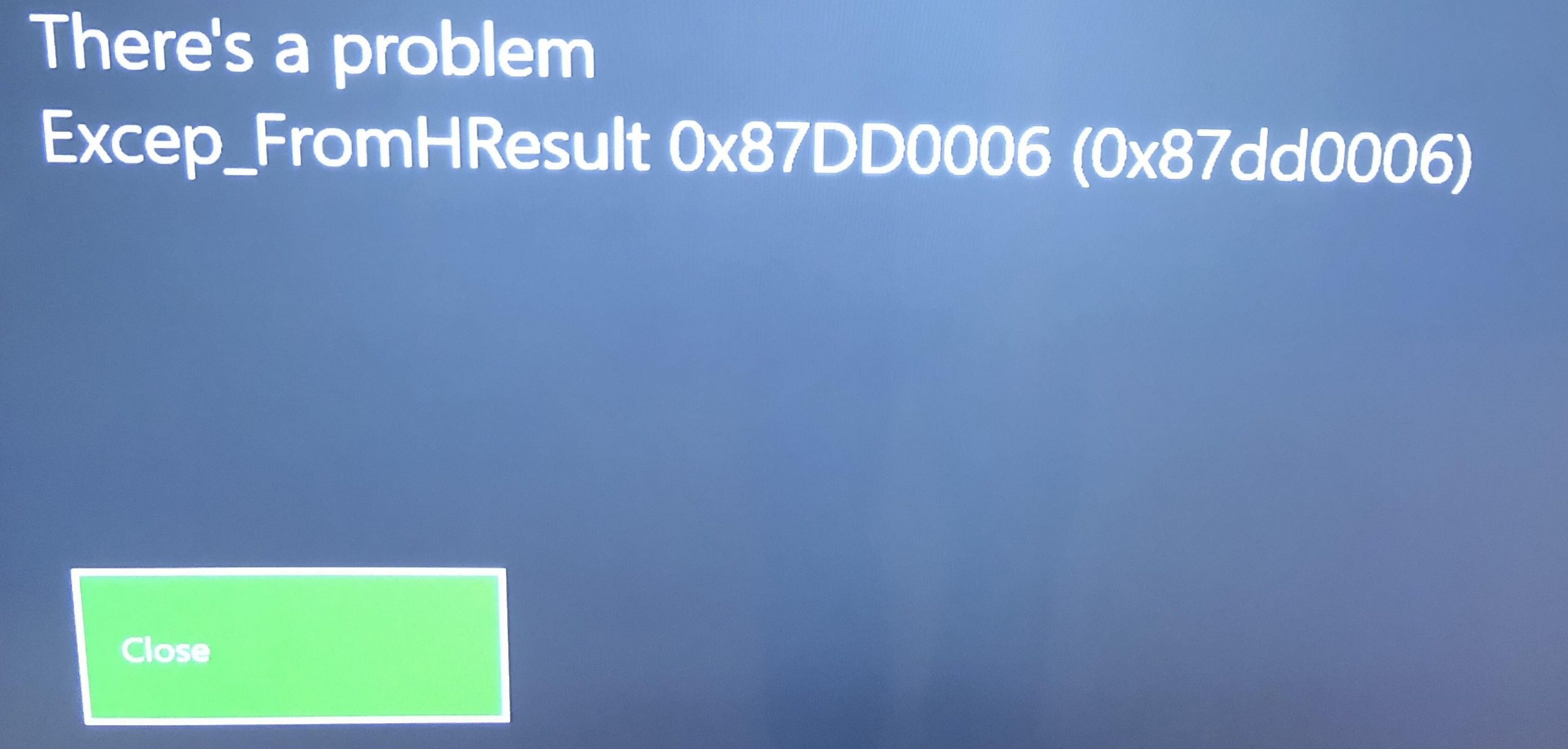 Xbox Service Assist 0x87dd0006 SIRVEC