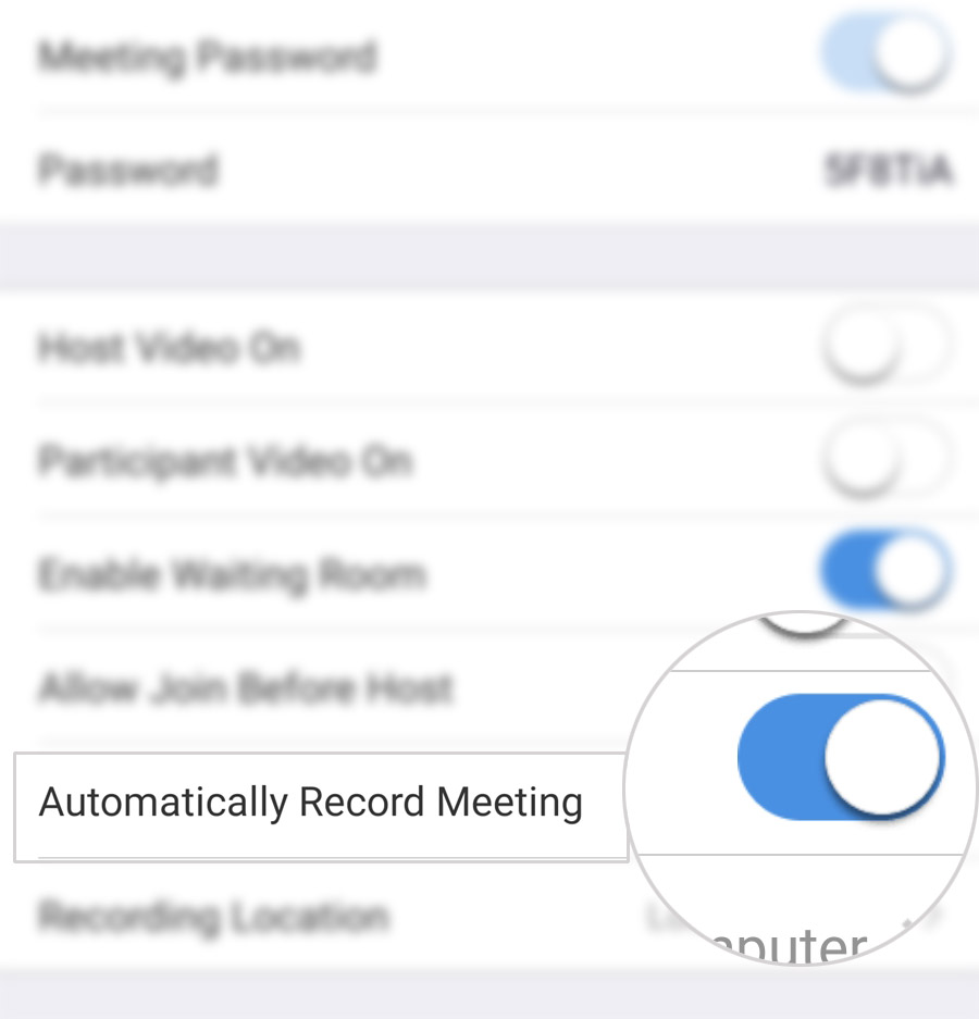 How to Automatically Record Zoom Meetings Galaxy S20