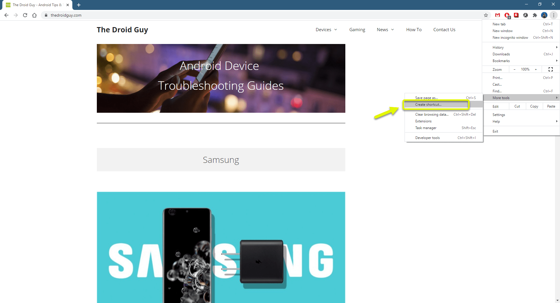 How To Turn Any site To An App In Chromebook
