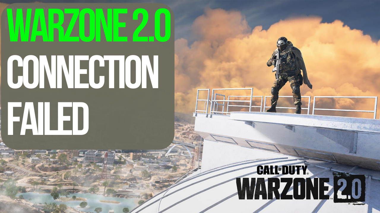 How To Fix COD Warzone 2.0 Connection Failed Error NEW in 2024
