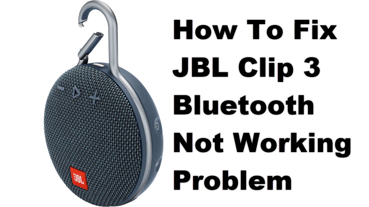 How to JBL Clip 3 Reset to Fix No Sound Issue