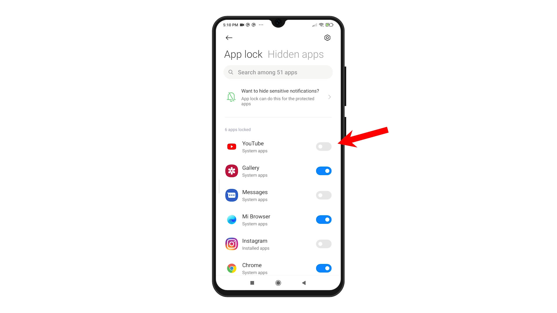 How to Enable App Lock on Redmi Note 8 Pro Protect Apps with Password