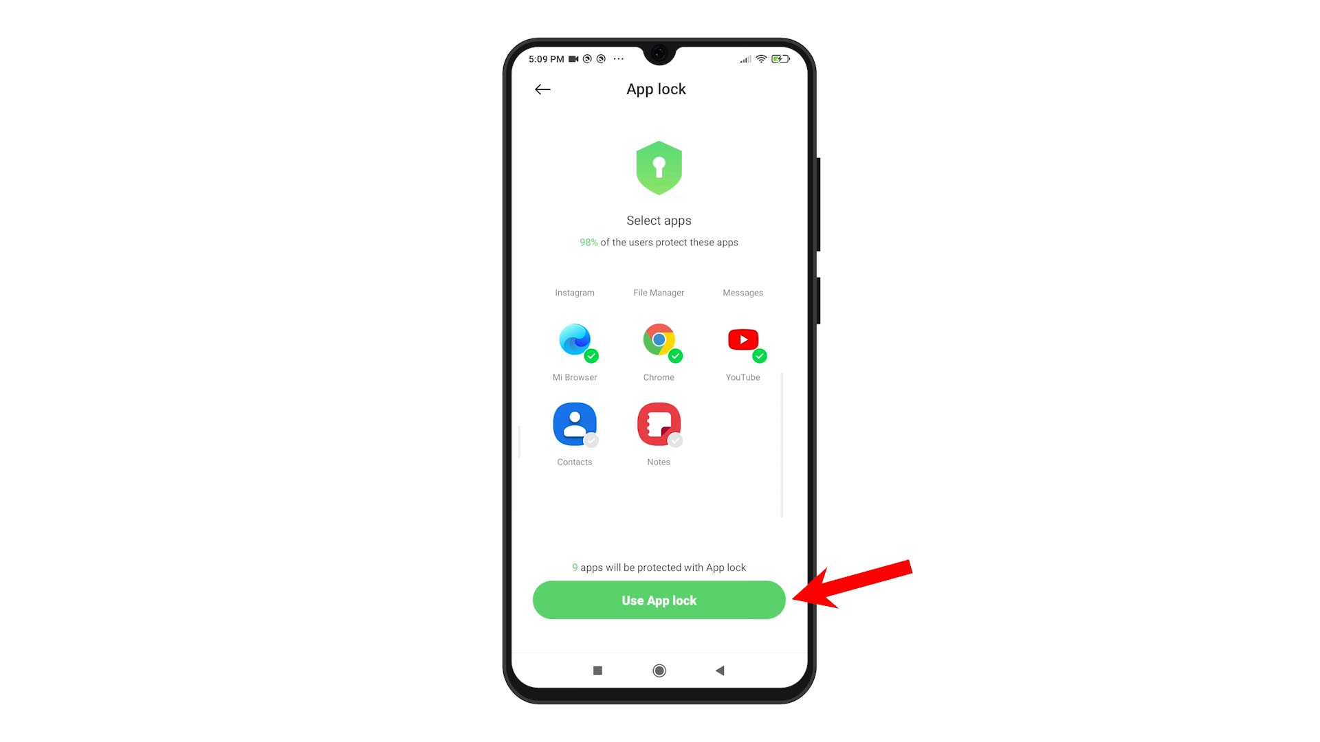 How to Enable App Lock on Redmi Note 8 Pro Protect Apps with Password
